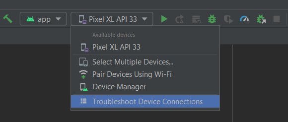 How to run app in android studio